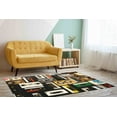 thumbnail image 4 of Home Decor Rugs, Nostalgic Rugs, Bedroom Rug, Cassette Rug, Salon Rugs, Custom Rugs, Music Room Rug, Dining Room Rug, Vintage Rug, Area Rug, 3.9'x5.9' - 120x180 cm, 4 of 8