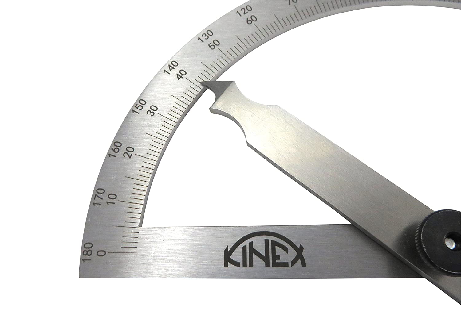 Kinex 250 x 400mm Machinist Protractor Angle Finder Stainless Steel 1089-07-250 
