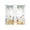 White, variant on Daisy Spring Floral Sheer Curtains 45 Inch Length 2 Panels Set Window Treatments, Farmhouse Botanical Green Leaves Rod Pocket Semi Curtains for Living Room/Bedroom/Kitchen Décor, 104"W x 45"L