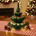 thumbnail image 4 of Layered Deviled Egg Christmas Tree, Resin Christmas Tree Deviled Egg Platter, Holiday Deviled Oval Tray with Lid Reusable, 4 of 6