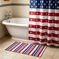 thumbnail image 4 of Diceymbol Red White Blue Striped Woven Doormat with Non Slip Backing for Front Door Entryway Patio Decor 32In, 4 of 7