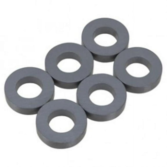 0.75 in. Ceramic Ring Magnet, 6 Piece
