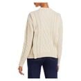 thumbnail image 2 of Aqua Womens Cable Knit Crewneck Sweater, 2 of 2