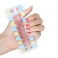 thumbnail image 4 of Semi Cured Gel Nails Stickers Full Wrap Nails Polish Strips French Gel Strips Gradient Wraps for Women, 4 of 8