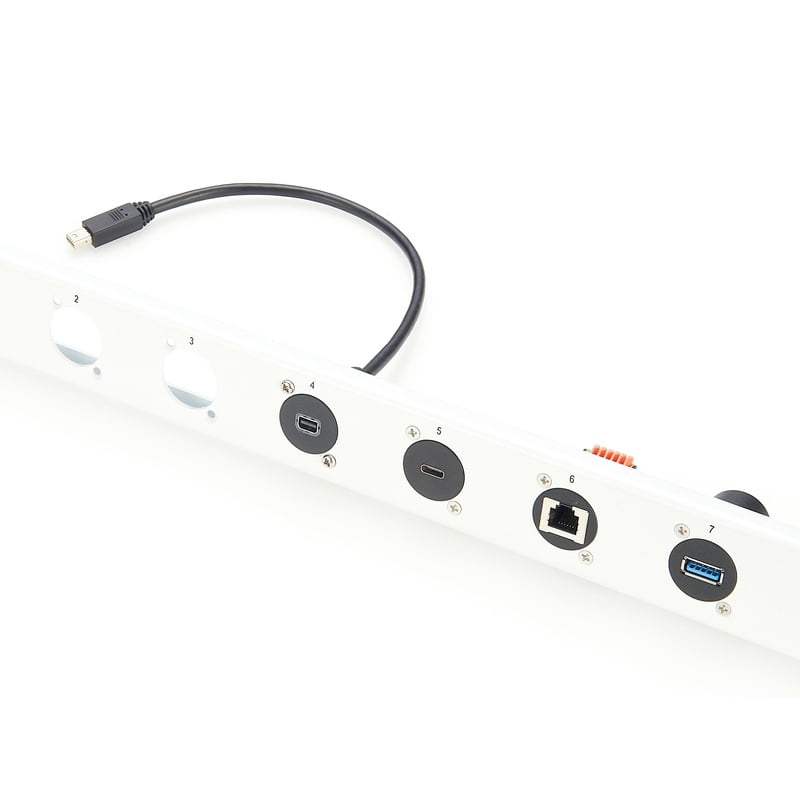 D Type Mini Displayport Panel Mount Extension Cable 4K@60hz Mini DisplayPort Female to MINI DP male Panel Mount Mini DP Cable