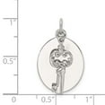 thumbnail image 5 of 925 Sterling Silver key Charm Pendant, 5 of 5