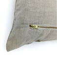 thumbnail image 4 of Fabdivine Thick Linen Hand Block Print Contemporary Throw Cushion Cover , 20"X20", Green, 4 of 5