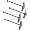 thumbnail image 1 of 4 Pack #10-24 x 4" Zinc Plated Toggle Wing Anchors, 1 of 2