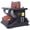 Black + Steel, variant on 2 IN 1 Vertical Oscillating Spindle Sander & Belt Sander for Woodworking, 500W Steel Sander with 5 Sanding Sleeves and 4x24 Belt, Adjustable Table 0-45 Degree, Dust Collection, Black