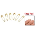 thumbnail image 3 of Unique Bargains 1000 Pcs Gold Tone Metal Pins Clothing Trimming Button Office Home, 3 of 3