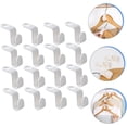 thumbnail image 3 of 40pcs Hanger Hook Pant Hooks for Closet Shirt Organizer for Closet Storage Hangers Clothes Hanger Extender Clips Space Saving Hangers Hooks Space Saving Outfit Hangers Plastic Mini, 3 of 5