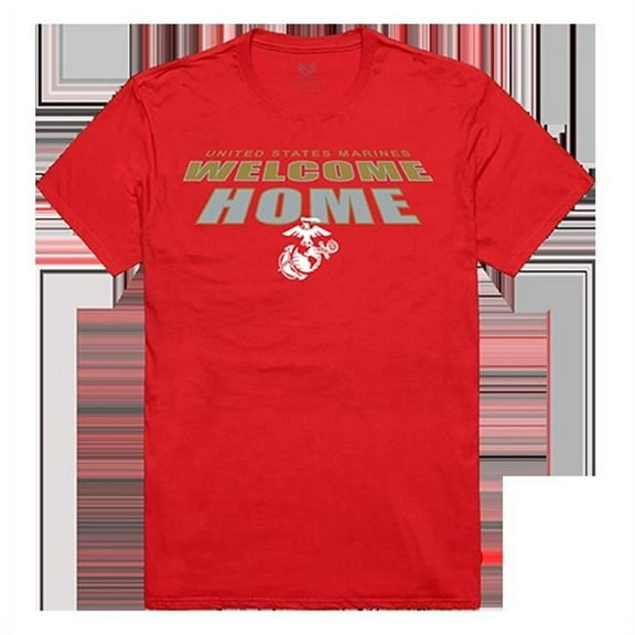 Marines Welcome Home Tee - Red - Extra Large