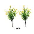 thumbnail image 4 of Bearachild Flores artificiales fáciles de limpiar de 2 piezas para una decoración práctica del hogar flores artificiales flor falsa Flores artificiales amarillo, 4 of 6