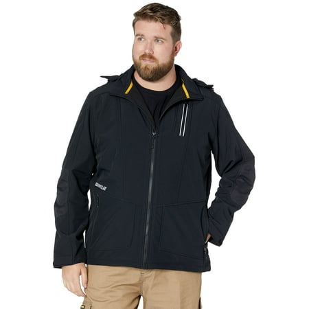 Caterpillar Men's Triton Soft Shell Jacket, Black, 3XL | Walmart Canada