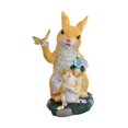 thumbnail image 2 of Estatua de Conejo Solar Diseño Realista Adorno de Jardín Resina Figura Iluminada Animal Adecuada para Decoración de Hogar Terraza Balcón Entrada Amarillo, 2 of 8