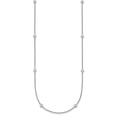 thumbnail image 2 of Auriga 18K White Gold Solid Diamond Station Necklace for Mens 24" (0.2ct, Color- G-H, Clarity- SI1), 2 of 5