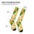 thumbnail image 2 of Compression Socks For Women And Men - Funny Green Golden Yellow Pear Compression Socks Circulation For Workout, 2 of 2