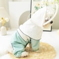 thumbnail image 6 of KMWGRE Dog Raincoat Lightweight Reflective Outdoor Walking Jacket With Adjustable Hood For All Weather D L, 6 of 7