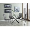 thumbnail image 7 of Powell Putnam 5 Piece Dining Set, Chrome, 7 of 7