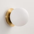 thumbnail image 1 of Aplique de Pared HONIEGG Moderno Globo Latón 6 Dorado Estilo Mid Century, 1 of 9