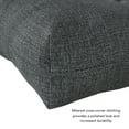 thumbnail image 4 of Greendale Home Fashions Outdoor Tufted 42'' x 21'' Chair Cushion, Set of 2, Carbon, 4 of 8
