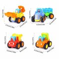 thumbnail image 3 of HUASHENG Équipe de Projet Heureuse pour Enfants Véhicule Inertiel Jouet Modèle de Voiture Crash Dessin Animé, 3 of 5