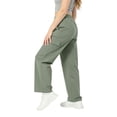 thumbnail image 5 of DORKASM Cargo Pants for Women 28"/30" Lightweight Quick Dry Casual Travel Pants Work Hiking Outdoor Trousers with Pockets Green M, 5 of 6