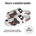 thumbnail image 6 of Fotbe Happy Dog Faces Collage Pattern Women's Fuzzy Curly Fur Memory Foam Loafer Slippers Indoor Outdoor Slippers Winter Home Shoes-39/40, 6 of 7