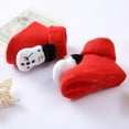thumbnail image 5 of Christmas Toddler Socks, Baby Girl Boy Cartoon Floor Socks for Kids 0-12 Months, Snowman, 5 of 7