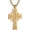 Gold, variant on Stainless Steel Celtic Cross Necklace for Men Women Vintage Viking Irish Knot Amulet Pendant Jewelry Gift