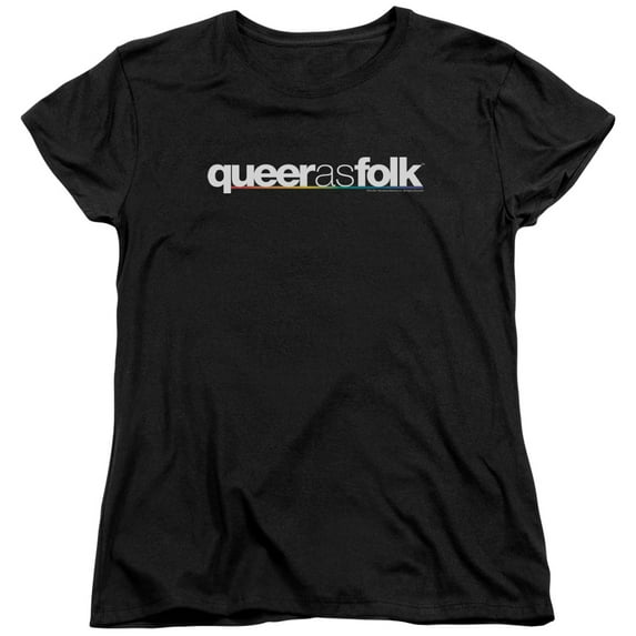 Queer As Folk - Logo - Women's Short Sleeve Shirt - X-Large