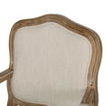 thumbnail image 5 of Noble House Joni French Fabric Dining Chair, Set of 4, Beige, Natural, 5 of 9