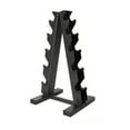 thumbnail image 1 of CAP Barbell A Frame Dumbbell Rack, Black (Holds 5 pairs), 1 of 4
