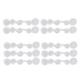 thumbnail image 1 of simhoa 10 Pieces Chinese Knot Buttons for Traditional Clothing Frog Clasp Frog Buttons white, 1 of 8
