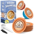 thumbnail image 1 of AANQQ - Tapas reutilizables para c&aacute;psulas N/espresso Vertuo, 6 tapas de silicona de grado alimenticio para cualquier tama&ntilde;o de c&aacute;psulas reutilizables N/espresso Vertuo, 1 of 6