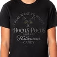 thumbnail image 3 of Hocus Pocus Shirt Women's Binx Halloween Candy Short Sleeve Top, 3 of 5