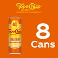 thumbnail image 6 of Topo Chico Sabores Tangerine with Ginger Extract Flavored Sparkling Water Cans, 12 fl oz, 8 Pack, 6 of 16