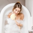 thumbnail image 3 of Bath Brush Professional Long Handle Shower Brush Bath Sponge for Exfoliating, 3 of 9