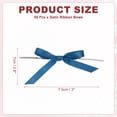 thumbnail image 2 of Uxcell Satin Ribbon Bow, Mini Bows with Twist Ties for DIY Craft Gift Wrapping Treat Bags Wedding Birthday Party Decoration Blue, 2 of 7