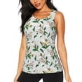 thumbnail image 1 of Easygdp Lys Fleurs pour Débardeur d'Entraînement pour Femmes, Haut de Course, Chemise de Randonnée, Séchage Rapide pour Course, Yoga, Randonnée-Moyen, 1 of 7