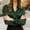 Blackish Green, variant on Harpily Button Down Shirts for Women Long Sleeve Plain Solid Color Satin Blouse Womens Business Casual Outfits