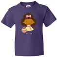 thumbnail image 3 of Inktastic Easter African American Girl Youth T-Shirt, 3 of 5