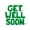 Green, variant on Letter Balloons - GET WELL SOON 16" Inch Alphabet Letters Foil Mylar Balloon Well Wishes Party Banner (Gold)