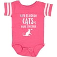 thumbnail image 3 of Inktastic Life Is Rough Cats Boys or Girls Baby Bodysuit, 3 of 5