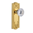 thumbnail image 7 of Grandeur Parfon_Prv_234 Parthenon Solid Brass Rose Privacy Door Knob Set - Brass, 7 of 7