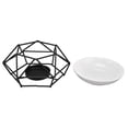 thumbnail image 1 of Essential Oil , Multi Purpose Geometric Wrought Iron Candle Holder Beautiful Practical Wide Application  for Home Decor for Gifts, 1 of 8