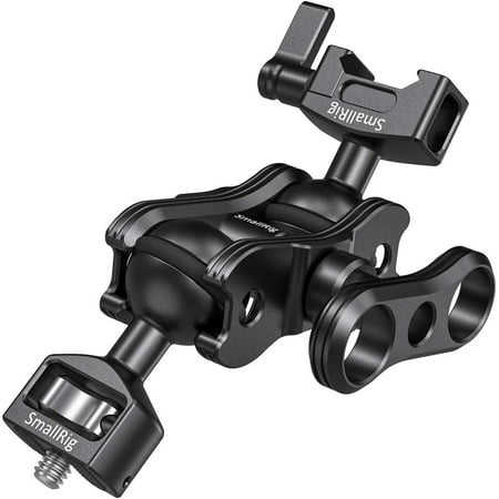 Image of Articulating Magic Arm with Screw Ballhead and NATO Clamp Ballhead Monitor Mount for Field Monitor Lights