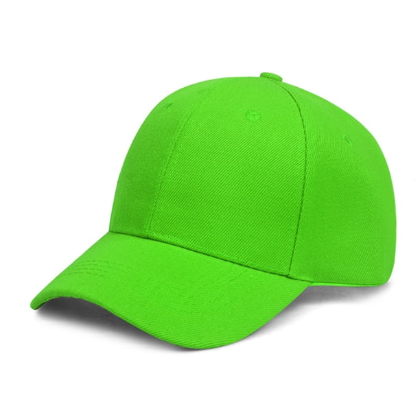 Gorra de béisbol de algodón de color claro para hombre y mujer, gorra de lona