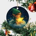 thumbnail image 3 of Customized Name Girl Elf Ornament Gift for Daughter Sister Her Women ELF Lover, Personalized Girl ELF Ornament Christmas 2025, Girl Elf Xmas Ornament, Elf Baby Girl Ornament Gift for Birthday, 3 of 6