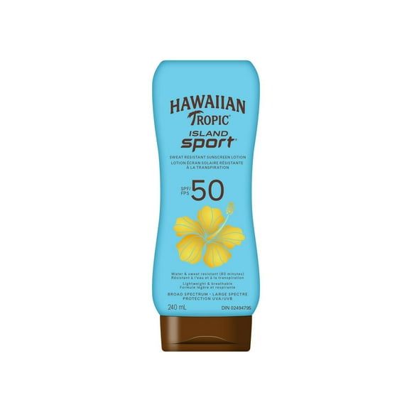Hawaiian Tropic® Island Sport® Sunscreen Lotion, SPF 50, 240mL